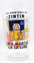 Tintin - Mustard glass Amora 1994 (Large Size) - Explorers on the Moon
