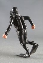 Tintin - Plastic figure Esso France Belvision - Frogmen 1 leg bended