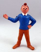 Tintin - Plastic figure Esso France Belvision - Tintin