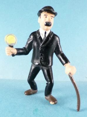 Tintin - Plastoy  PVC figure - Thomson with Magnifying Glass