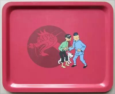 Tintin - Plateau de Service 47,5 x 38,5cm - Le Lotus Bleu