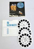 Tintin - Pochette de 3 View-Master 3-D (Sawyer\'s Inc.) - On a marché sur la Lune