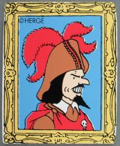 Tintin - Portrait Bois Trousselier - Rackham le rouge