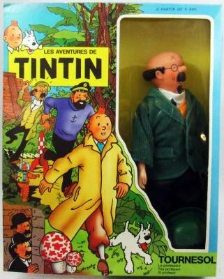 Tintin - Poup�e Seri - Professeur Tournesol (neuve en boite fran�aise)