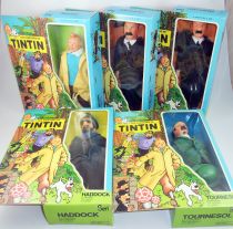 Tintin - Poupée Seri - Set complet de 5 personnages : Haddock, Tournesol, Dupond, Dupont, Tintin & Milou