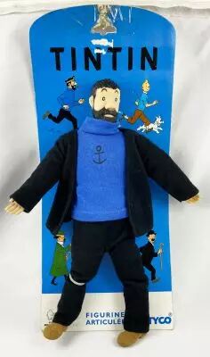 Tintin - Poup�e Tyco - Capitaine Haddock (neuve sur carte)