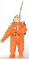 Tintin - Pvc figure Plastoy - Moulinsart Tintin & Snowy & Haddock cosmonauts