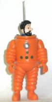 Tintin - Pvc figure Plastoy - Moulinsart Tintin & Snowy & Haddock cosmonauts