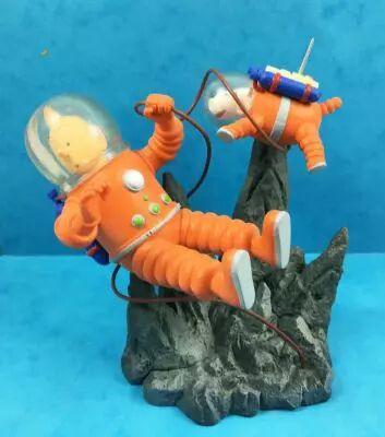 Tintin - Sc�nette Chaoer Comics - Tintin et Milou astronautes
