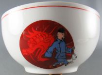 Tintin - Tables & Couleurs 1993 Bowl Ceramic Porcelain - Tintin The Blue Lotus