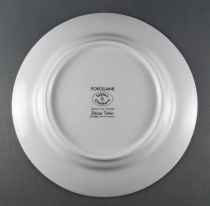 Tintin - Tables & Couleurs 1993 Plate Ceramic Porcelain - The Broken Ear