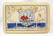 Tintin - Tropico DiffusionTin Cookie Box (Rectangular) - Tintin & Snowy