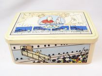 Tintin - Tropico DiffusionTin Cookie Box (Rectangular) - Tintin & Snowy