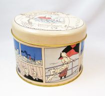 Tintin - Tropico DiffusionTin Cookie Box (Round) - Tintin & Snowy