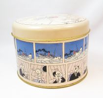 Tintin - Tropico DiffusionTin Cookie Box (Round) - Tintin & Snowy