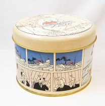 Tintin - Tropico DiffusionTin Cookie Box (Round) - Tintin & Snowy