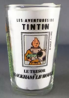 TINTIN verre a moutarde AMORA LES CIGARES DU PHARAON 1994
