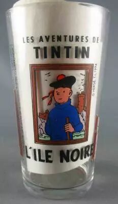 Tintin - Verre � moutarde Amora 1994 Grande Taille - L�Ile Noire