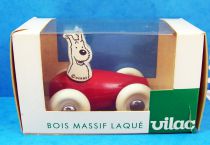 Tintin - Vilac Wooden Toy - Snowy in Car (mint in box)