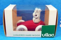 Tintin - Vilac Wooden Toy - Snowy in Car (mint in box)