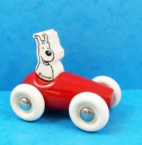 Tintin - Vilac Wooden Toy - Snowy in Car (mint in box)