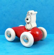 Tintin - Vilac Wooden Toy - Snowy in Car (mint in box)