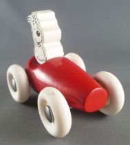 Tintin - Vilac Wooden Toy - Snowy in Car