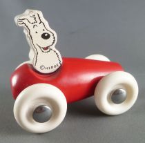 Tintin - Vilac Wooden Toy - Snowy in Car