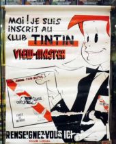 Tintin - Vinyl Advertising \'\'Club Tintin View-Master\'\' (Jean LE MOING) 1961