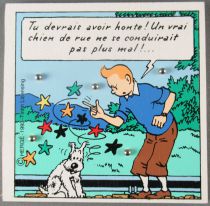 Tintin - Wooden Game of Patience Trousselier - The Black Island