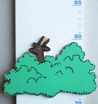 Tintin - Wooden Height Gauge Trousselier - Tintin in the Congo