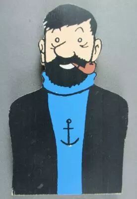 Tintin - Wooden Magnet Trousselier - Haddock