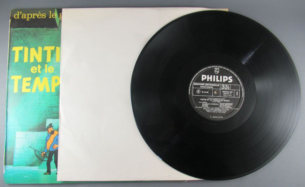 ingeniørarbejde dok tæerne Tintin and the Temple of the Sun : Movie original soundtrack - LP Record -  Philips 1969