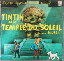 Tintin et le Temple du Soleil : Bande originale du dessin animé - Disque 33Tours - Philips 1969