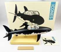 Tintin\'s Shark Submarine - Moulinsart (Collection Icônes) Resin Statue