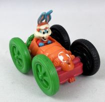 Tiny Toons - McDonald\'s Premium - Set of 4 vehicles (Buster Bunny/Elmira, Babs Bunny/Plucky Duck, Dizzy Devil/Hamton, Gogo Dodo