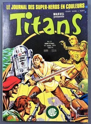 Titans issue #21 - Collection Super H�ros LUG - July 1979 - La Guerre des Etoiles