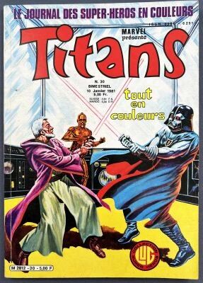 Titans issue #30 - Collection Super H�ros LUG - January 1981 - La Guerre des Etoiles