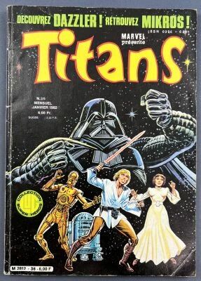 Titans issue #36 - Collection Super H�ros LUG - January 1982 - La Guerre des Etoiles