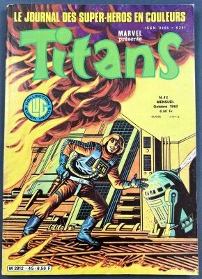 Titans issue #45 - Collection Super H�ros LUG - October 1982 - La Guerre des Etoiles