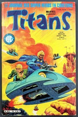 Titans issue #87 - Collection Super H�ros LUG - April 1986 - Star Wars, Mikros, Vision & Scarlet Witch
