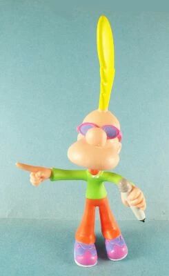 Titeuf - Lansay Bendable Figure 2006 - Titeuf Singing Rock Star