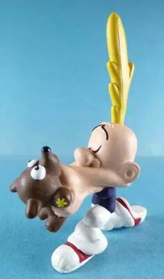 Titeuf - Plastoy 2003 - Figurine Pvc - Titeuf Embrasse son Ours en Peluche.