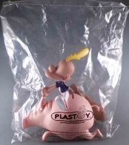 Titeuf - Plastoy 2008 - Tirelire Titeuf Chevauche un Cochon Neuve
