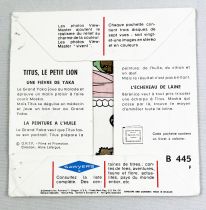 Titus le Petit Lion - View-Master (GAF) - Pochette de 2 disques (14 images stéréo) et Livret