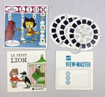 Titus le Petit Lion - View-Master (GAF) - Pochette de 3 disques (21 images stéréo) et Livret