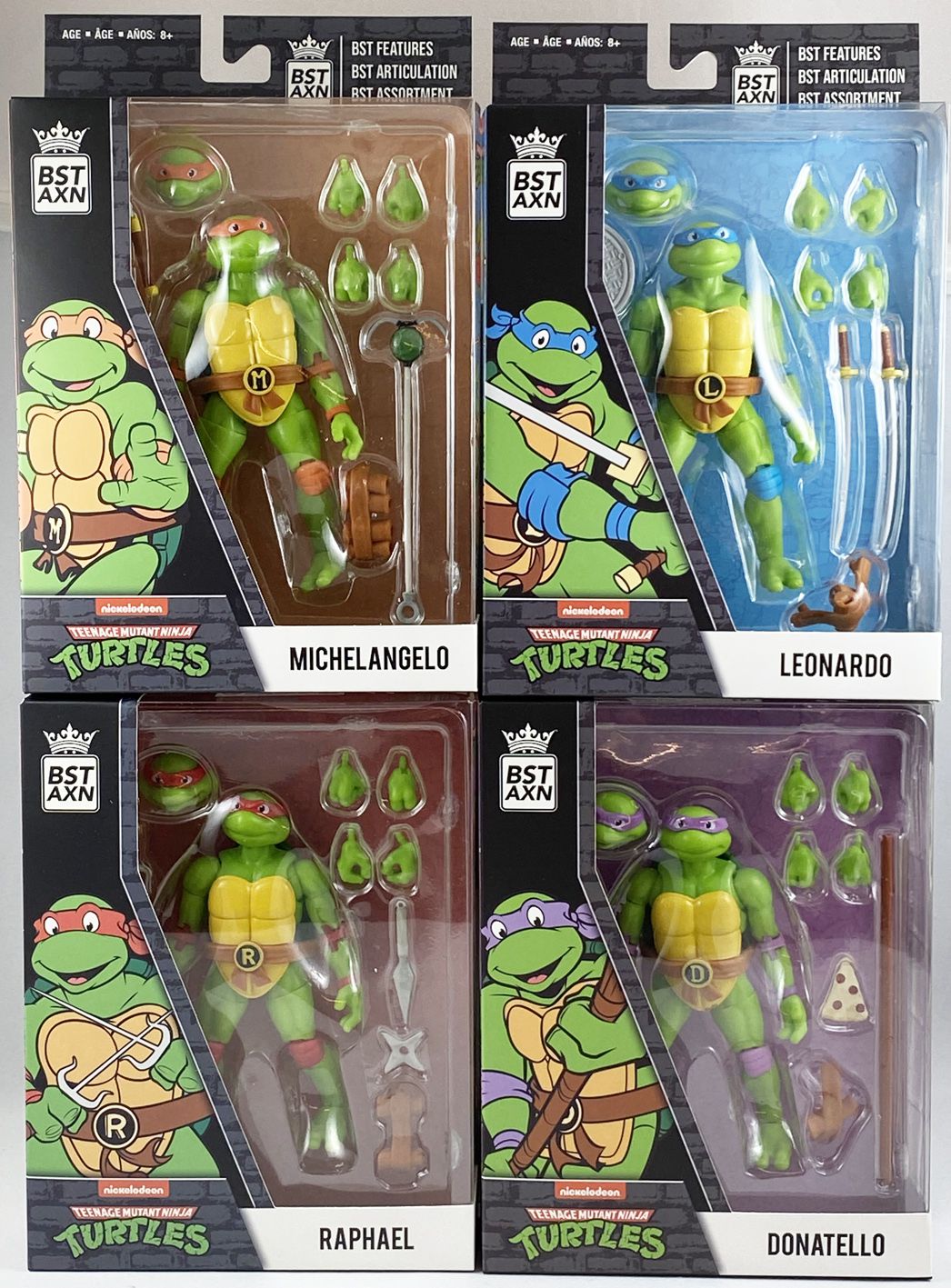 Donatello figurine Tortues Ninja BST AXN The Loyal Subjects 13 cm - Kingdom  Figurine