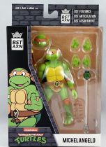 TMNT Set de figurines 13cm BST AXN The Loyal Subjects: Michelangelo, Leonardo, Raphael & Donatello