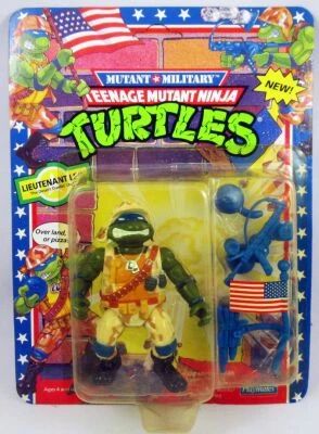 TMNT Tortues Ninja - 1991 - Mutant Military - Lieutenant Leo - Playmates Toys