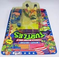 TMNT Tortues Ninja - 1991 - Mutant Military - Lieutenant Leo - Playmates Toys